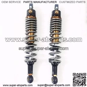 Absorber Suspension Spring Scooter Rear Air Shock Absorbers Motorcycle Rear Suspension Shock Absorbers Fit for Yamaha Suzuki Kawasaki Dirt Bikes ATV Complete Struts Shock (Color : 380mm)