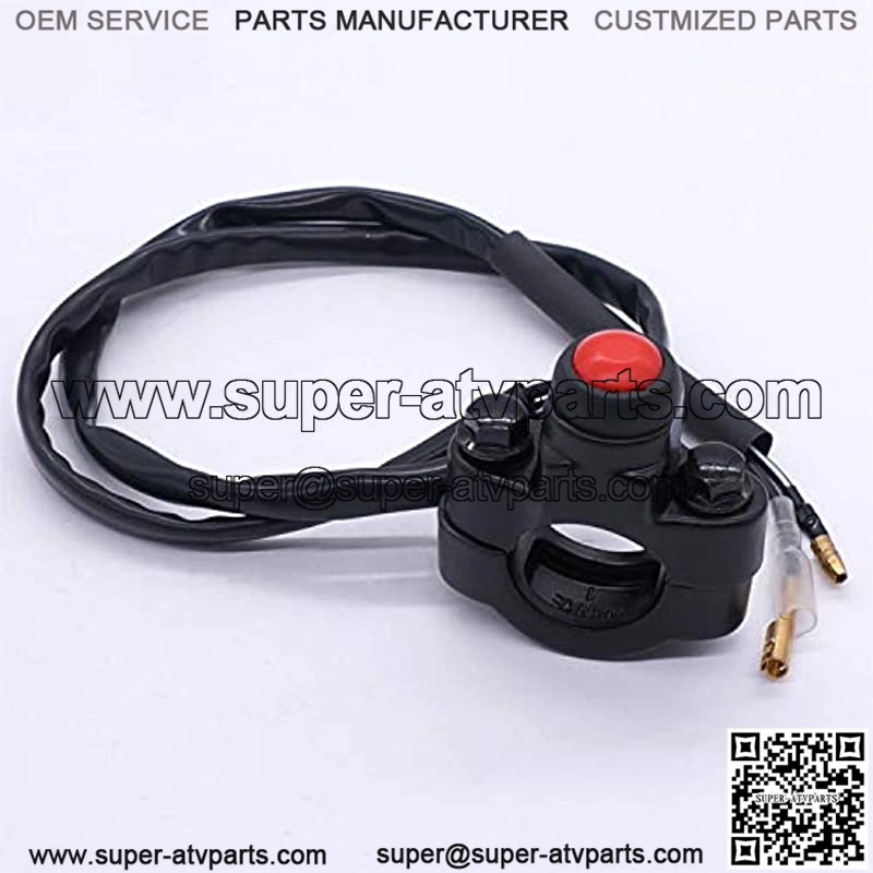 22mm 7/8" Motorcycle ATV Engine Stop Start/Kill Momentary Button Switch for Electric Motorcycle Scooter Dirt Pit Bike Modification Universal Parts with Mounting Backplate F007 - Image 2