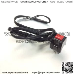 7/8" Handlebar Kill Cut Off Stop Switch Push Button ATVs Scooters Snowmobiles