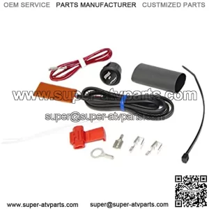 210008 ATV Thumb Warmer Kit with Round Rocker Switch, Black