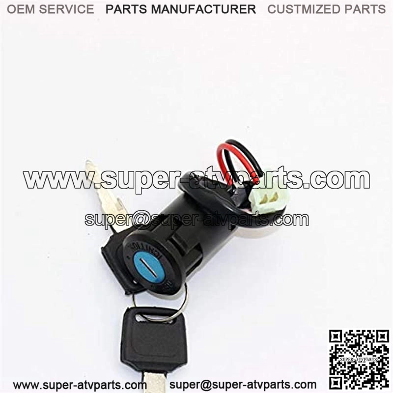 1 Set Universal Ignition Key Switch 2 Wires Ignition Keys Start Switch Lock Key Compatible with ATV Compatible with Go Kart Compatible with Scooter Compatible with Motorcycle Etc 2020 - Image 3