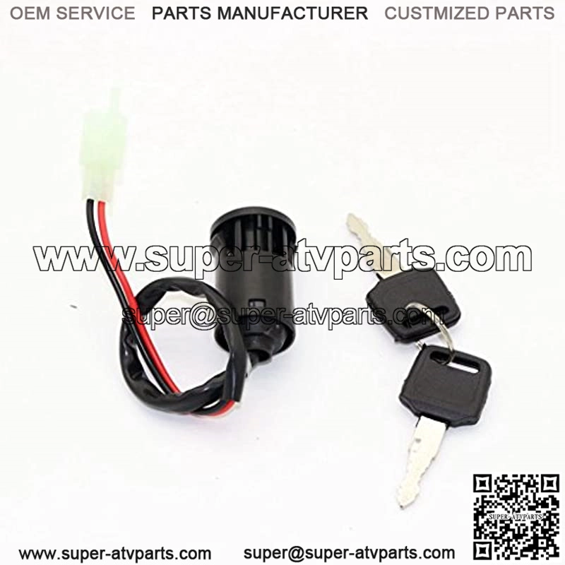 1 Set Universal Ignition Key Switch 2 Wires Ignition Keys Start Switch Lock Key Compatible with ATV Compatible with Go Kart Compatible with Scooter Compatible with Motorcycle Etc 2020 - Image 4