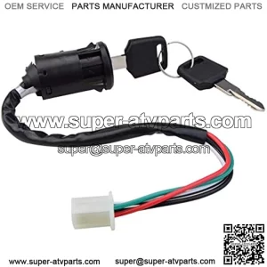 4 Pin Ignition Key Switch Set for Chinese 50cc 70cc 90cc 110cc 125cc 150cc 250cc ATV Dirt Bike Quad