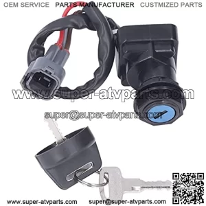 Ignition Switch, 2 Keys 0430?036 ABS and Metal Alloy Ignition Switch Replacement for ATV 650 4X4 V-2 AUTOMATIC FIS 2004 2005 2006/ MRP AUTOMATIC FIS 2004 etc