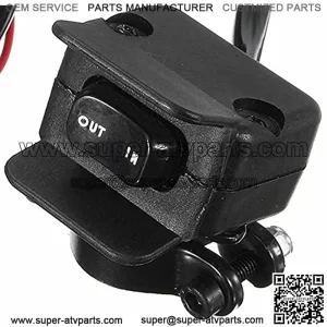 Heavy Duty Handlebar Control Line Winch Rocker Switch Handlebar Control For ATV/UTV