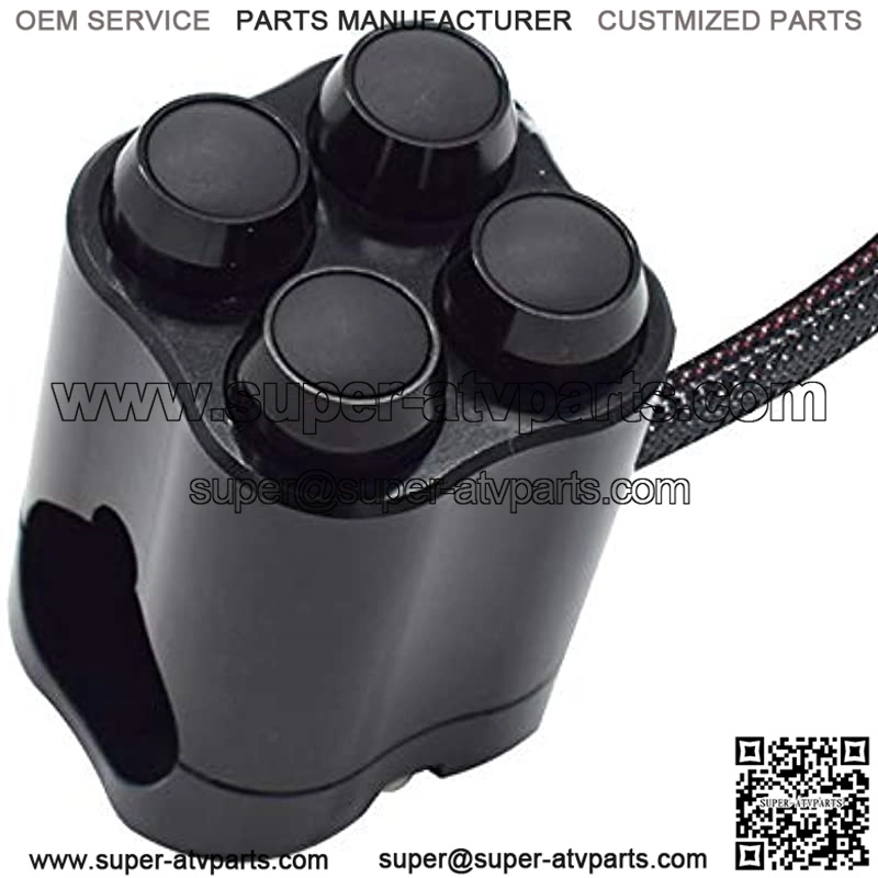 28mm 1"1/4' Handlebar Control Switch Aluminum Off-Road ATV Switches ON Off Latching for Headlight Fog Light Momentary Switch Button for Start Kill Horn