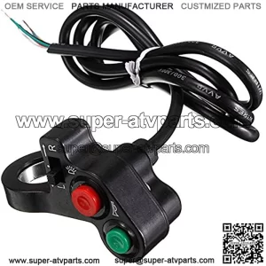 Motorcycle Horn Turn Signal Headlight Switch for 7/8" Handlebar Dirt Bike Scooter ATV
