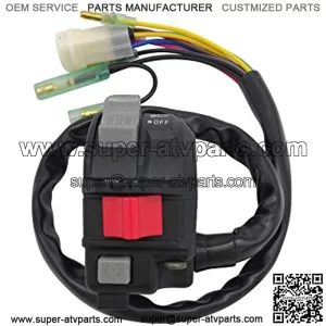 Left Handlebar Control Start Engine Run Off Headlight Switch for Yamaha ATV Moto-4 200 YFM200D 1986-1989 Timberwolf 250 2WD YFB250 1992-1993 2VY-83973-01-00