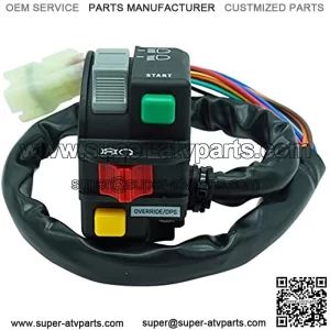 Left Handlebar Control Start Run Off Headlight Override DPS Switch for ATV Outlander 500 650 800R EFI Max 500 650 EFI 800R Renegade 800R EFI XXC 710001594