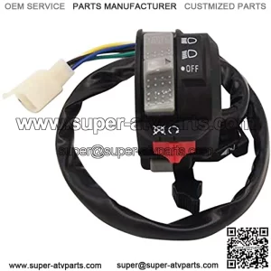 Left Handlebar Control Engine Start Run Off Headlight Switch for Yamaha ATV Big Bear 400 YFM400 Grizzly 400 YFM400 Kodiak 400 YFM400 5GH-83973-01-00