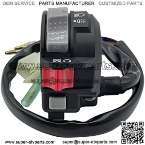 Left Handlebar Control Start Engine Run Off Headlight Switch for Yamaha ATV Timberwolf 250 YFB250 1994-2000 Bear Tracker 250 YFM250X 1999-2000 4BD-83973-19-00