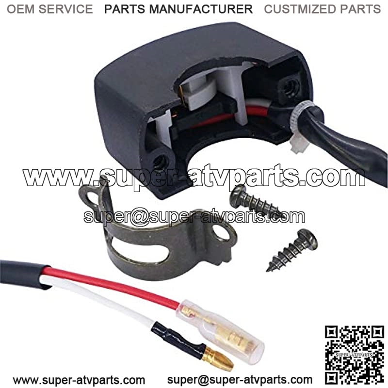 2Pcs 12V Motorcycle Handlebar Push Switch Headlight Fog Light Control Switch 7/8inch 22mm For Bicycle Motorcycle Scooter K-F001-H - Image 3