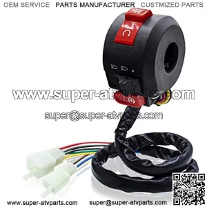 LS4-A01 Left Switch Assembly for 50cc 70cc 90cc 110cc 125cc 150cc ATV Quad 4 Wheeler Taotao SunL Coolster