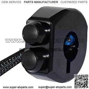 7/8" Aluminum Alloy Motorcycle Switches Handlebar Mount Switch Headlight Fog Light ON Off Start Kill Horn Lock Reset Button