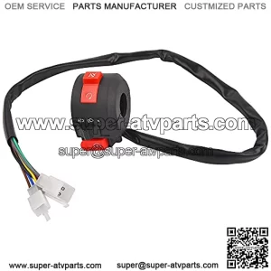 Left Switch Assembly Replacement for 50cc 70 cc 90cc 110 cc 125cc 150cc ATVs Quad 4 Wheelers Taotao SunL Coolster
