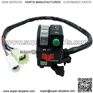 Left Handlebar Start Stop Headlight Override Switch for Yamaha Big Bear 400 YFM400 Grizzly 350 YFM350 400 YFM400 450 YFM450 660 YFM660 Kodiak 450 YFM450 5KM-83972-00-00