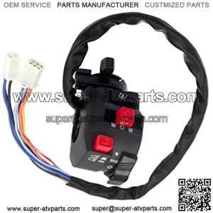 5 Function 9 Wire Chinese ATV Left Switch Assembly Kill Start Light Choke Switch for 150cc 200cc 250cc 300cc ATV