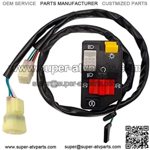 Handlebar Switch Start Stop Headlight for Honda ATV TRX400EX Fourtrax Sportrax 1999-2004 35020-HN1-000