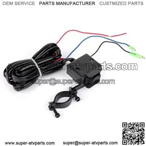 ATV Handlebar Control,1PCS 3M Line Winch Rocker Switch Handlebar Control