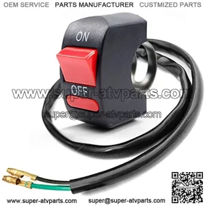 Motorcycle Handlebar Toggle Switch On Off Push Button Switch Bicycle Motorcycle Tuning Part for U5 U7 U2 LED Headlight Scooter Electrombile