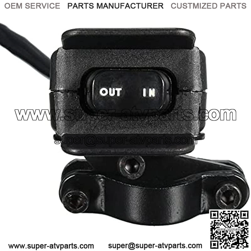 Winch Rocker Thumb Switch 12V 3 Meters with Mounting Bracket Handlebar Control Line kit for Motorcycle ATV UTV - Image 2