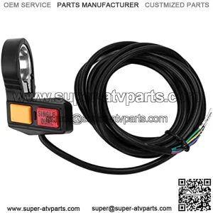 22mm Motorcycle ATV Switch Handlebar Control Switch Kill Stop Switch Headlight Horn Button 2 in 1 1800mm Wire Length Universal for Motorcycle Off?Road Vehicles Scooters