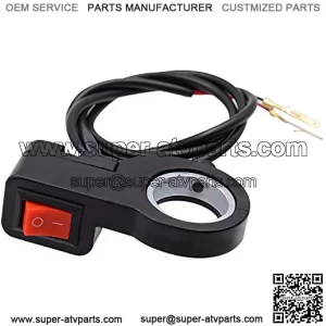 E-Bro 7/8" Handlebar Universal Motorcycle Scooter ATV Headlight ON-OFF Kill Stop Switch