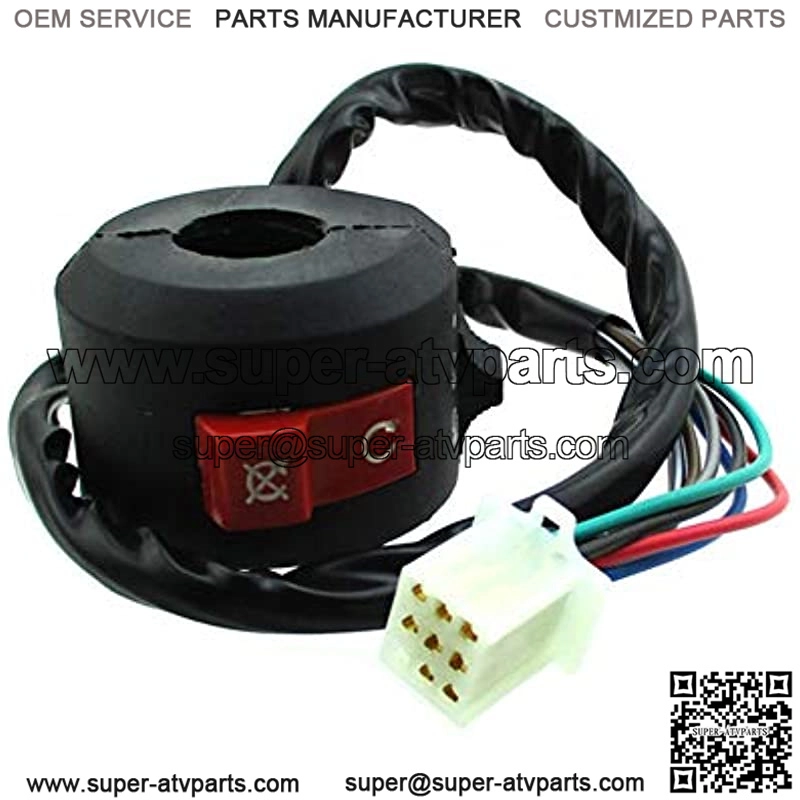 3 Function 8 Wire Handle Kill Light Start Switch for Chinese 50cc 70cc 90cc 110cc ATV Quad Kazuma Taotao Coolster - Image 4