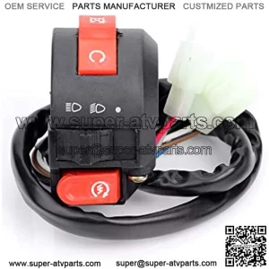 3 Functions Left Handlebar Switch Assembly for 50cc 70 cc 90cc 110 cc 125cc 150cc ATV Quad 4 Wheeler Taotao Sunl Coolster