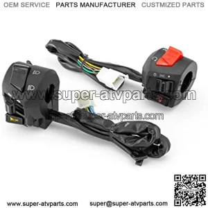 Motorcycle Switchgear Switches Control Kit to fit 7/8" Handlebars ATV Quad Bike