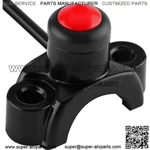 Motorcycle Handlebar Engine Start Stop Kill Button Switch,Waterproof Motorcycle Handlebar Control Switch for Pit Dirt Bike ATV Quad (Type-B)