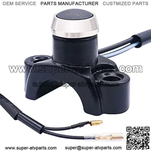 12V Motorcycle Handlebar Push Switch Engine Stop Start Kill Momentary Switch 7/8inch 22mm for ATV,Dirt Pit Bike,Scooter,Quad K-F003