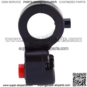 7/8" Universal Motorcycle Horn Switches Handlebar Brake Light Button Control for ATV Bikes
