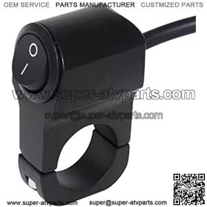 7/8" Motorcycle Handlebar Mount ON-Off Switch DC 12V for Motorbike Fog Lamp Head Light Electrical System