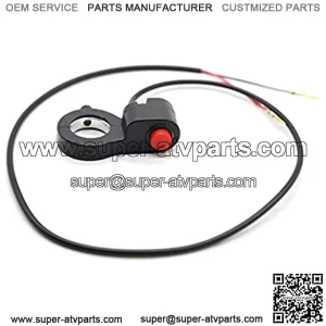 Horn Switch, Horn Switch Control Button Motorcycle Handlebar 7/8" ATV Bike Horn Starter Kill Switch On Off Button
