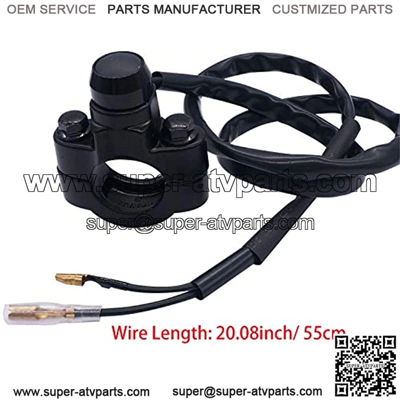 12V Motorcycle Handlebar Push Switch Engine Stop Start Kill Switch 7/8inch 22mm with Mounting Backplate for ATV,Dirt Pit Bike,Scooter,Quad Switch K-F011 - Image 4