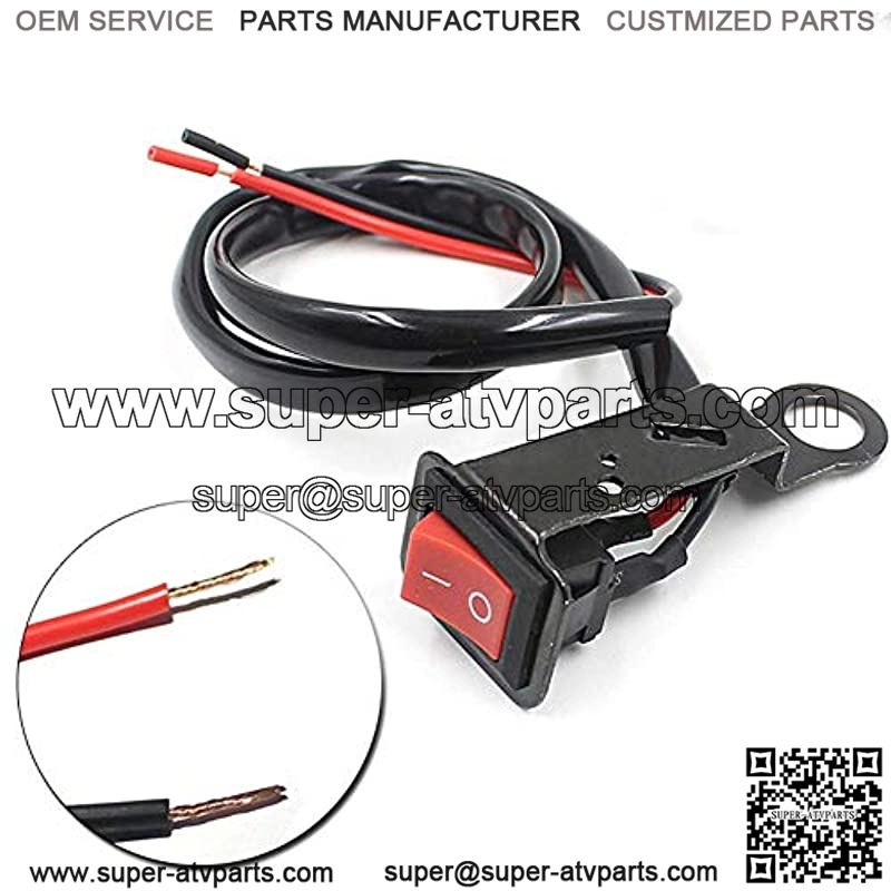 2pcs Motorcycle Switch ON/OFF Button Power Control ATV Moto Handle Switch Electric Bike Handlebar Switch Accident Light Switch - Image 2