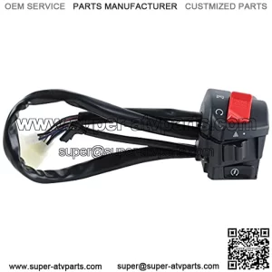 ATV Scooter Handlebar Left Turn Signal Switch Control Compatible with Honda CB 400 1300 VTEC