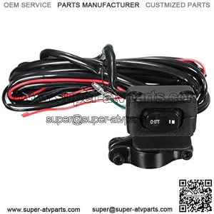 Winch Rocker Switch Handlebar Control Line ATV/UTV Accessories
