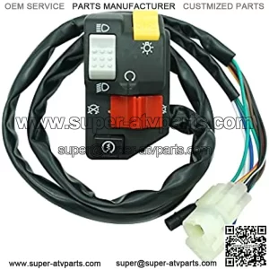 Left Handlebar Switch Start Kill Stop Headlight for Honda TRX250 TRX250EX Sportrax 250 EX 2006-2007 35200-HN6-A31