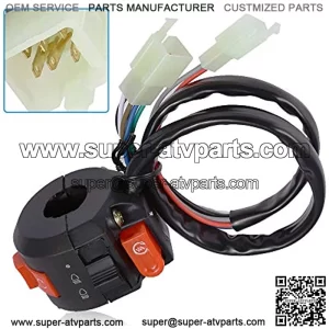 Left Switch Assembly Kill Start Switch Choke Switch Replacement for Chinese ATVs Taotao 125cc 110cc 2016-2017 8-Wires 2-Plug