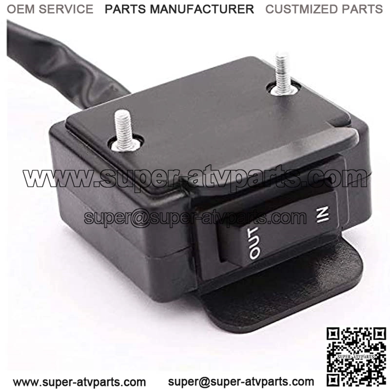 12V Winch Rocker Thumb Switch with Mounting Bracket Handlebar Control Line Kit Fit for ATV UTV - Image 3
