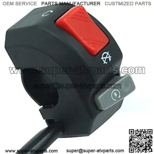 12V Right Motorcycle Switches 7/8" 22mm Handlebar Mount Headlight Fog Light Horn ON OFF Start Kill Switch