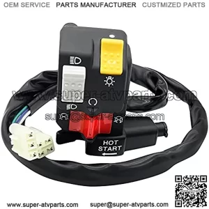 Left Handlebar Switch Kill Stop Headlight Hot Start for Honda TRX450 R 2004-2007 35200-HP1-003