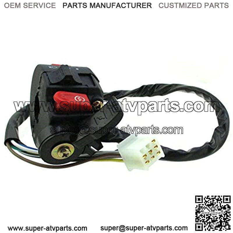 3 Function 7 Wire 7/8" 22mm Kill Start Light Choke Switch For ATV Quad 4 Wheeler Taotao Sunl Roketa Kazuma 50cc 70cc 90cc 110cc 125cc - Image 4