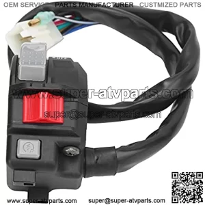 Handlebar Switch Motorcycle Handlebar On Off Button Run Start Stop Headlight Control ATV Accessory Replacement for Wolverine/Warrior 350