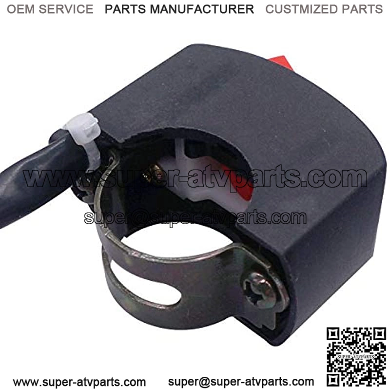 12V Motorcycle Handlebar Push Switch Headlight Fog Light Start/Kill Switch ON/Off 7/8" 22mm Switch K-F009NEW - Image 3