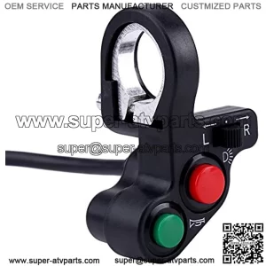 Handlebar Switch 22mm(7/8inch) Motorcycle Handlebar Switch Headlight Turn Signal Light Horn On Off Push Button Tuning Part for Electrombile Motorcycle