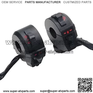 7/8" 22mm Motorcycle Motorbike ATV Handlebar Left Right Side Control Switch High/Low Beam Light Turn Signal Horn