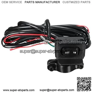 Prettyia Line Winch Control Switch Mounted Handlebar Motorcycle ATV